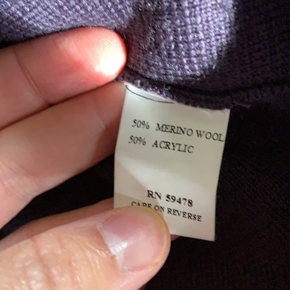 Women’s Italian Merino Wool Blend Belted Cardigan - Picture 4 of 4